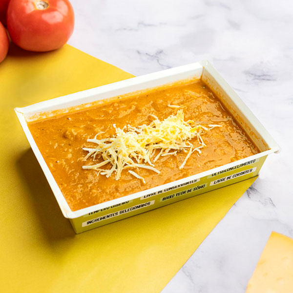 Caldo de Mandioca Fit com Frango