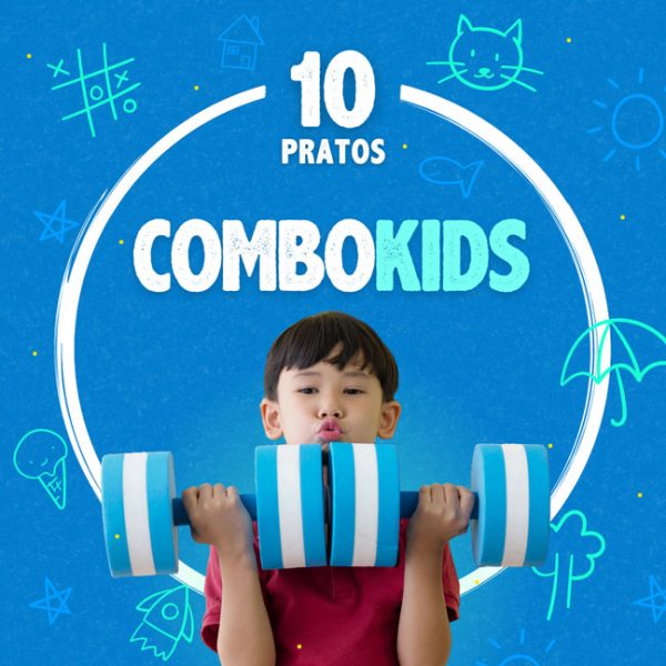 10 Pratos COMBO KIDS