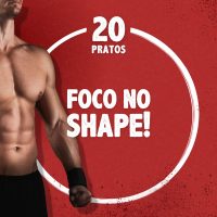 Combo de 20 Pratos FOCO NO SHAPE da Marmita Fitness