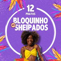 Combo de 12 PRATOS: Bloquinho dos Sheipados da Marmita Fitness